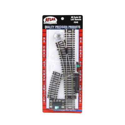 HO Code 83 Remote Left-Hand Switch HO Code 83 Remote Left-Hand Switch