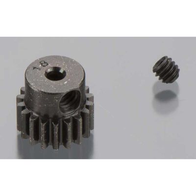 Hard Blackened Steel Mini Pinion 2mm, .5 Mod 18T Hard Blackened Steel Mini Pinion 2mm, .5 Mod 18T