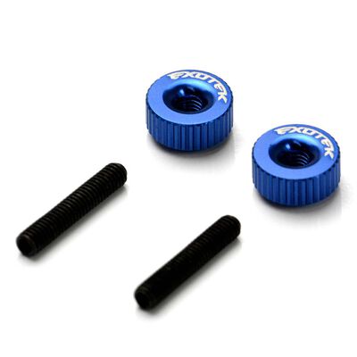 Twist Nuts For M3 Thread, Medium Blue Twist Nuts For M3 Thread, Medium Blue