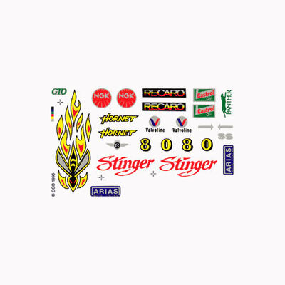 Dry Transfer Decals, Stinger Dry Transfer Decals, Stinger