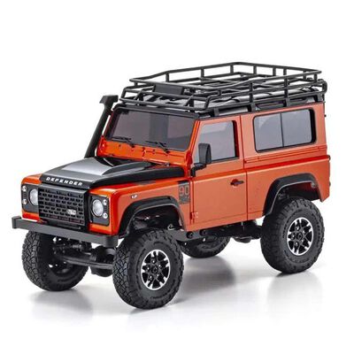 1/28 Land Rover Defender 90 Adventure Mini-Z 4x4 Crawler RTR, Phoenix Orange/Santorini Black 1/28 Land Rover Defender 90 Adventure Mini-Z 4x4 Crawler RTR, Phoenix Orange/Santorini Black