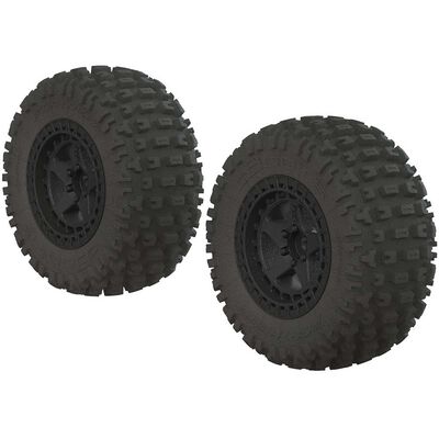 1/10 dBoots Fortress SC 2.2/3.0 Pre-Mounted Tires, 14mm Hex, Black (2) 1/10 dBoots Fortress SC 2.2/3.0 Pre-Mounted Tires, 14mm Hex, Black (2)