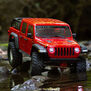 1/10 SCX10 III Jeep JT Gladiator 4X4 RTR Brushed Rock Crawler, Red