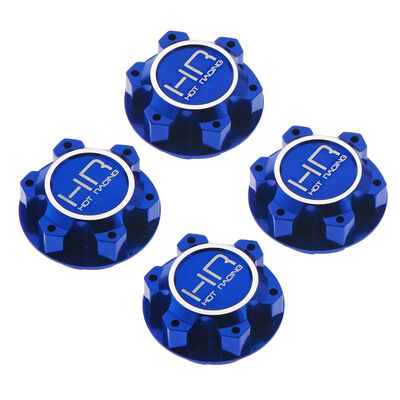 Aluminum 25mm Hex Serrated Nut, Blue: Traxxas X-Maxx Aluminum 25mm Hex Serrated Nut, Blue: Traxxas X-Maxx