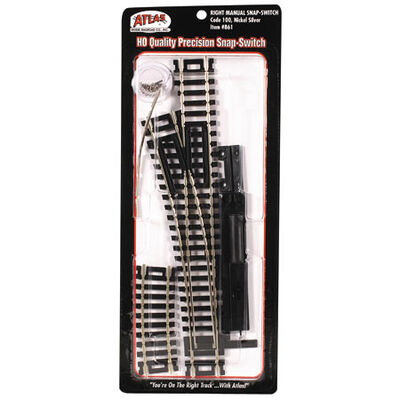HO Code 100 Manual Right-Hand Switch HO Code 100 Manual Right-Hand Switch