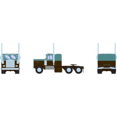 HO KW Tractor, Metallic Teal & Black No Road Number HO KW Tractor, Metallic Teal & Black No Road Number