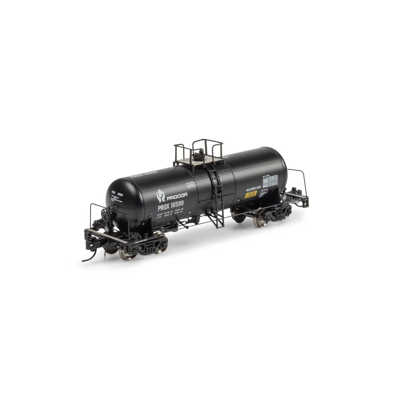 N 13,600-Gallon Acid Tank, PROX, Black #16599