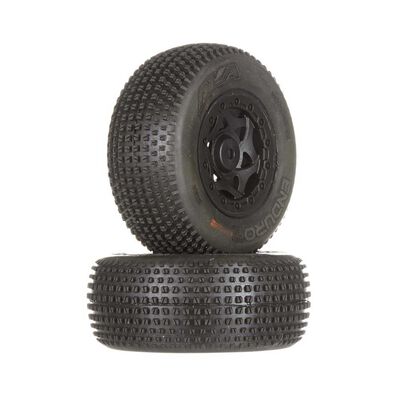 1/10 SC Enduro 3 Wide Pre-Mounted Tires with Red Insert (2) 1/10 SC Enduro 3 Wide Pre-Mounted Tires with Red Insert (2)