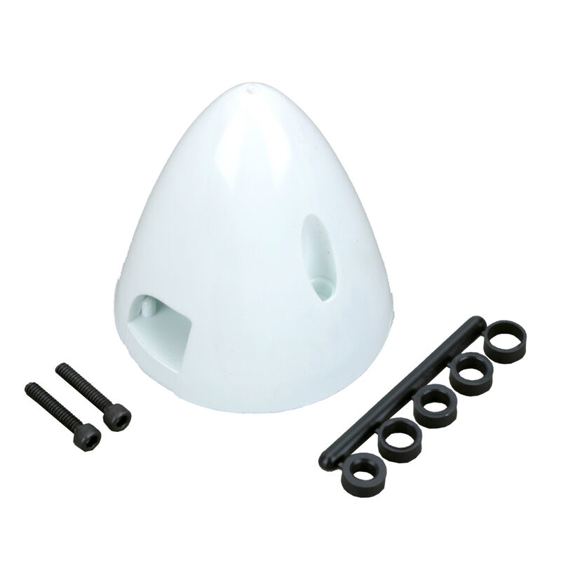 4 Pin Spinner,2-3/4" White