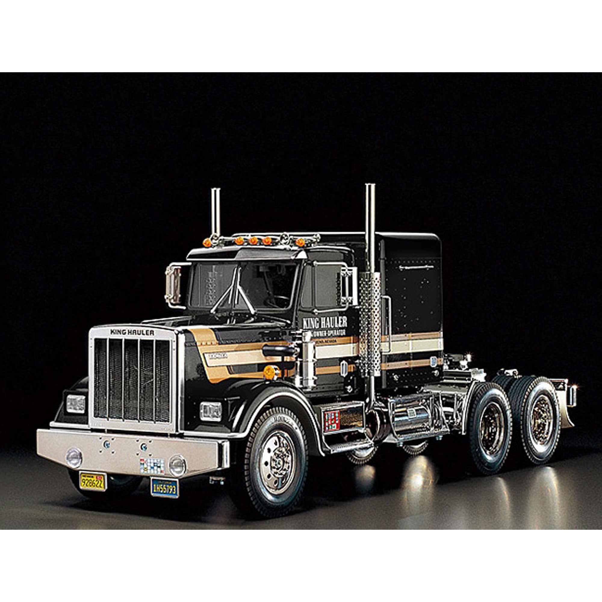 Tamiya 1/14 King Hauler 10X8 Semi Tractor Kit, Black | Tower Hobbies