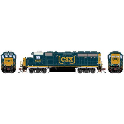 HO GP40-2 Locomotive, CSXT 'Boxcar Logo' #6237 HO GP40-2 Locomotive, CSXT 'Boxcar Logo' #6237