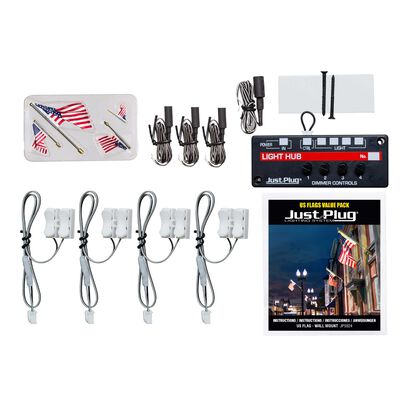 Value Pack U.S. Flag â Wall Mount Value Pack U.S. Flag â Wall Mount