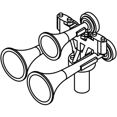 HO Nathan P-3 All Chimes Forward (3) HO Nathan P-3 All Chimes Forward (3)
