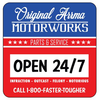 ARRMA Parts & Service Sticker ARRMA Parts & Service Sticker