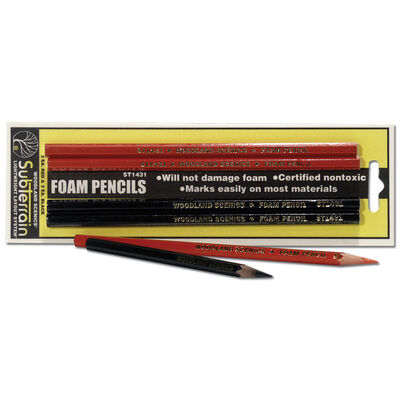 Foam Markers, Red/Black (2 each) Foam Markers, Red/Black (2 each)