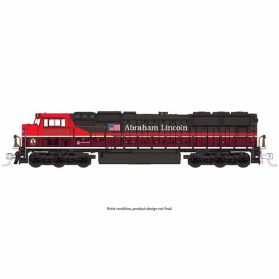 N SD70M Flat Radiator Union Pacific #1616 Abraham Lincoln N SD70M Flat Radiator Union Pacific #1616 Abraham Lincoln