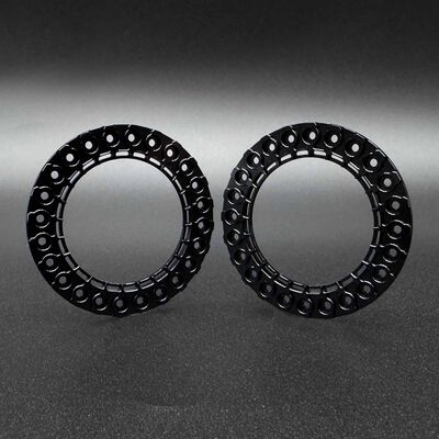 1/10 SLUICE 1.9" Beadlock Rings, Black (2) 1/10 SLUICE 1.9" Beadlock Rings, Black (2)