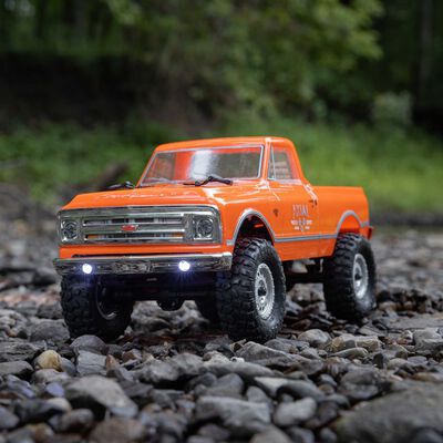 1/24 SCX24 1967 Chevrolet C10 4X4 RTR Brushed Rock Crawler (Battery & Charger Included), Orange 1/24 SCX24 1967 Chevrolet C10 4X4 RTR Brushed Rock Crawler (Battery & Charger Included), Orange