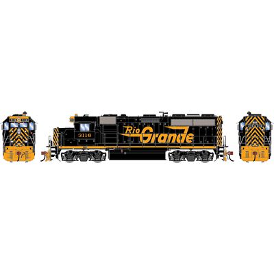 HO GP40-2 Locomotive with DCC & Sound, DRGW #3116 HO GP40-2 Locomotive with DCC & Sound, DRGW #3116