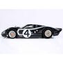 HO 1967 Ford GT40 Mk.IV #4 Mega G+ Slot Car, LeMans Dark Blue
