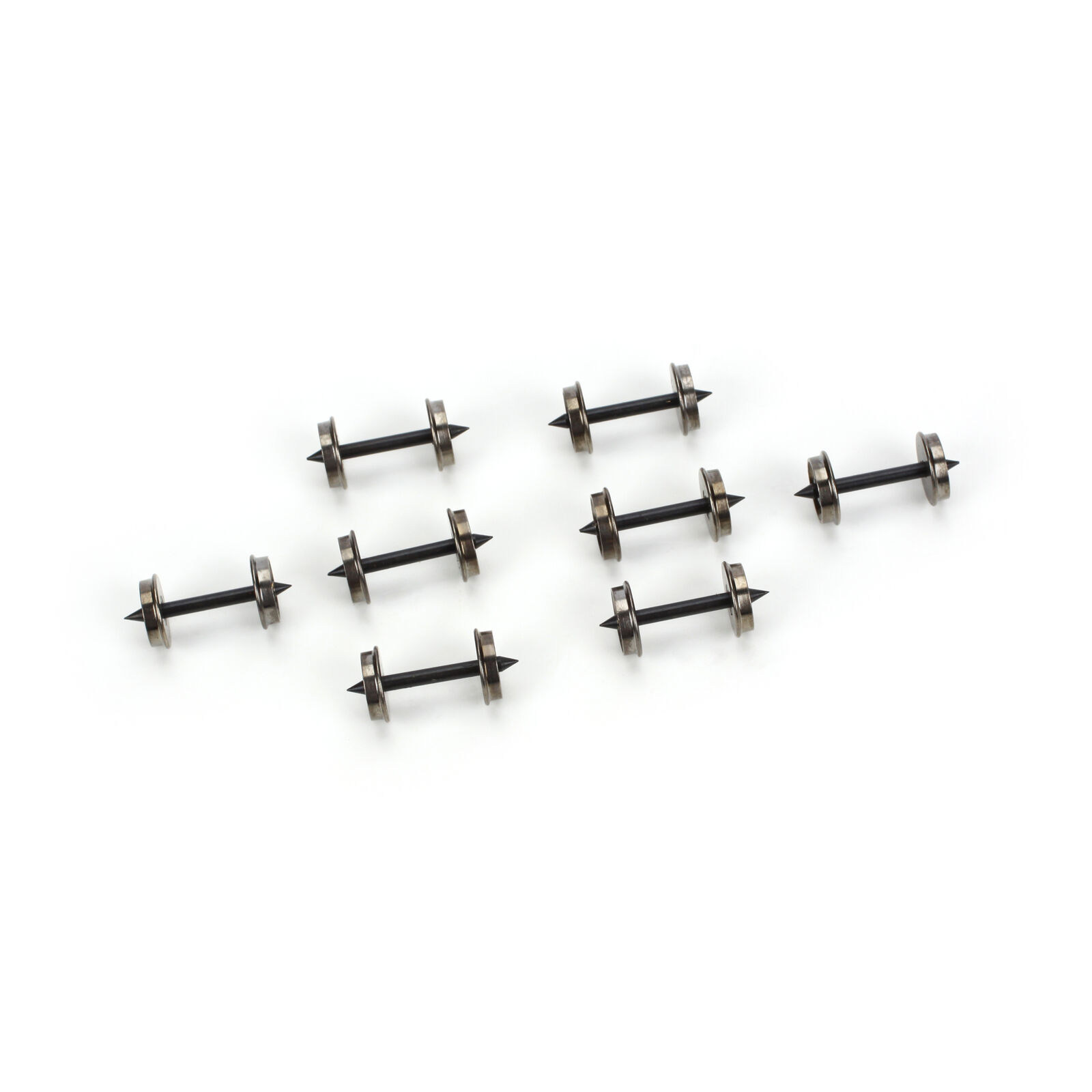 HO 36" Metal Wheelset, Long Axle (8)