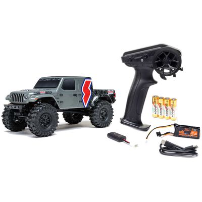 1/24 SCX24 Summit Racing Jeep Gladiator 4X4 Rock Crawler RTR (Battery & Charger Included), Gray 1/24 SCX24 Summit Racing Jeep Gladiator 4X4 Rock Crawler RTR (Battery & Charger Included), Gray