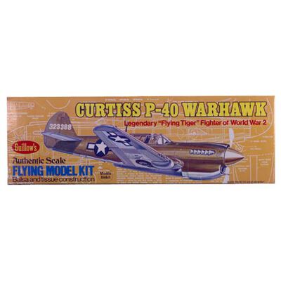 Curtiss P40 Warhawk Kit, 16.5" Curtiss P40 Warhawk Kit, 16.5"