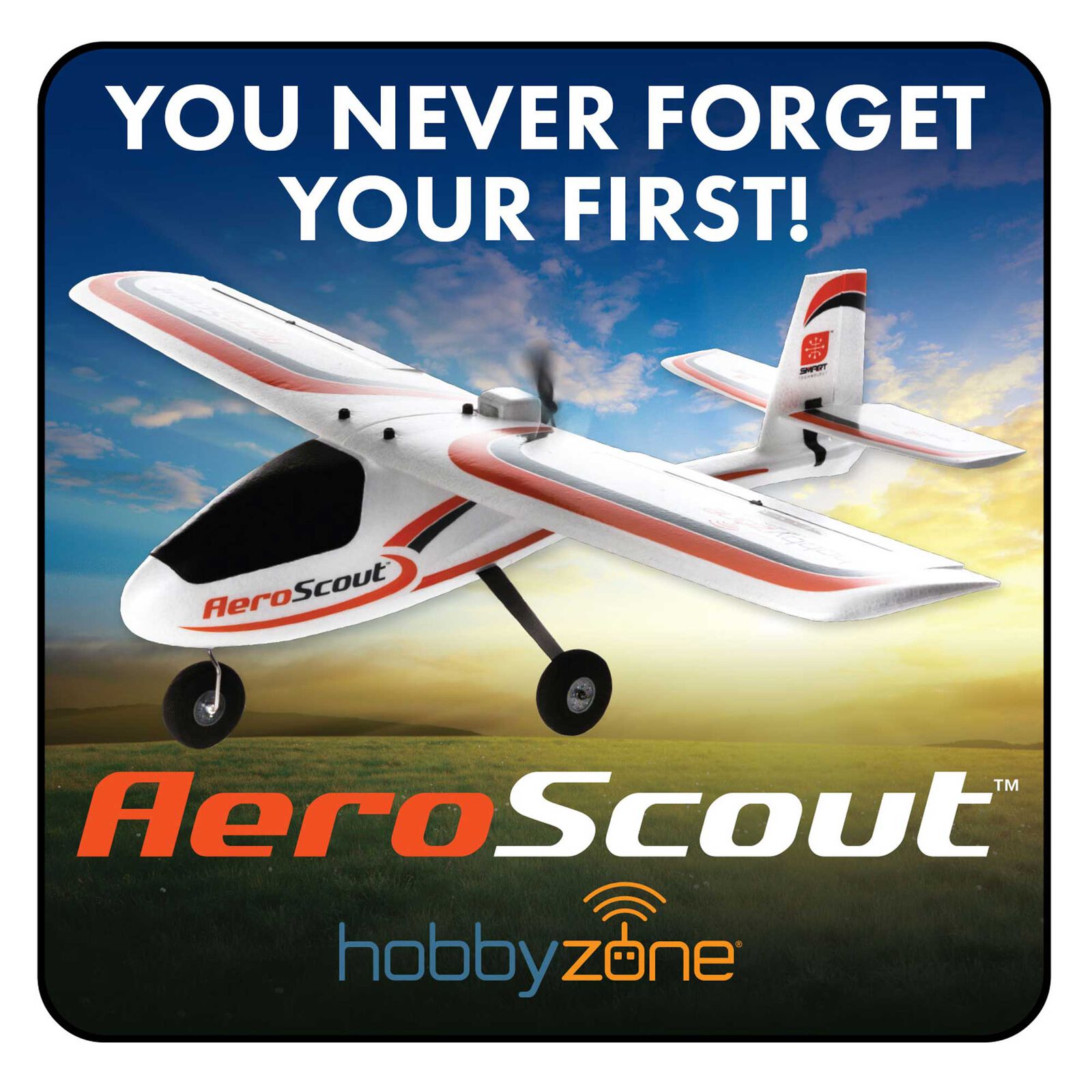 HobbyZone Aeroscout Sticker