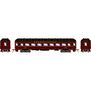 HO RTR Arch Roof Coach, PRR #336