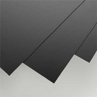 Black Styrene Sheets, .04x8x21" (3) Black Styrene Sheets, .04x8x21" (3)