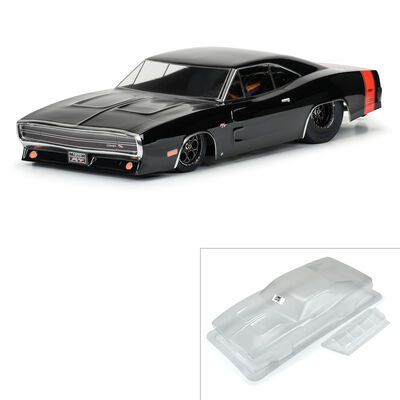 1/10 1970 Dodge Charger Clear Body: Drag Car 1/10 1970 Dodge Charger Clear Body: Drag Car