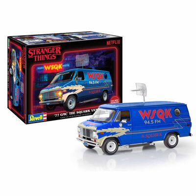 1/25 1977 GMC "The Squawk" Van Model Kit, Stranger Things 1/25 1977 GMC "The Squawk" Van Model Kit, Stranger Things