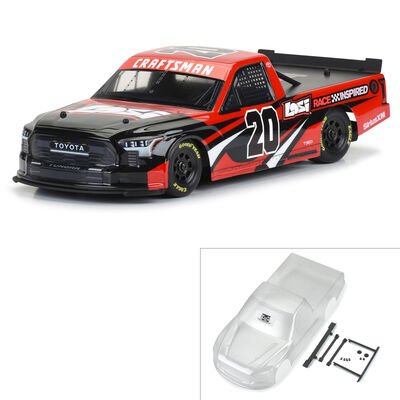 1/12 Pre-Cut 2024 Toyota Tundra Truck Clear Body: Losi NASCAR 1/12 Pre-Cut 2024 Toyota Tundra Truck Clear Body: Losi NASCAR