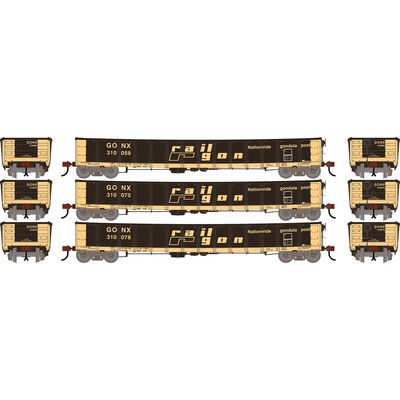 HO ATH 52' Mill Gondola, Primed For Grime CarKnocker GONX #310059/310075/310078 (3) HO ATH 52' Mill Gondola, Primed For Grime CarKnocker GONX #310059/310075/310078 (3)