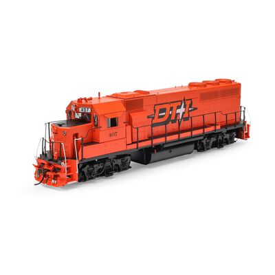 HO GP40-2 Locomotive with DCC & Sound, DT&I #407 HO GP40-2 Locomotive with DCC & Sound, DT&I #407