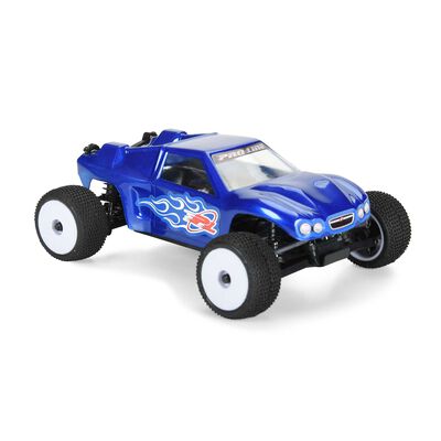 1/28 Pre-Cut Crowd Pleazer Clear Body: Losi Micro-T 1/28 Pre-Cut Crowd Pleazer Clear Body: Losi Micro-T