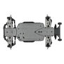 Bash Armor Front/Rear Skid Plates (Stone Gray) for ARRMA 3S Vehicles