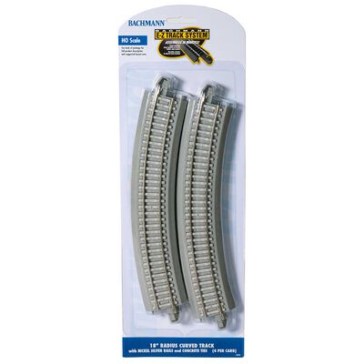 HO 18" Radius Curved Track (4) HO 18" Radius Curved Track (4)