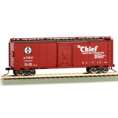 HO 40' Santa Fe Map Box Car Chief #145263 HO 40' Santa Fe Map Box Car Chief #145263
