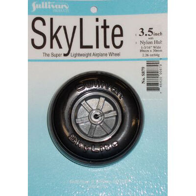 Skylite Wheel with Tread, 3-1/2" (1 wheel and tire included) Skylite Wheel with Tread, 3-1/2" (1 wheel and tire included)