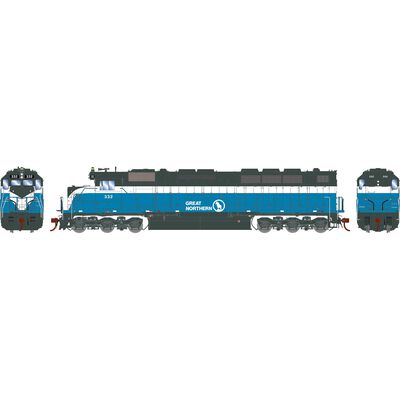 HO GEN SDP45 Locomotive w/DCC & SOUND, GN #332 HO GEN SDP45 Locomotive w/DCC & SOUND, GN #332