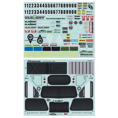 Ecto Decal Sheet, 1/12 Element Enduro12 Ecto Ecto Decal Sheet, 1/12 Element Enduro12 Ecto