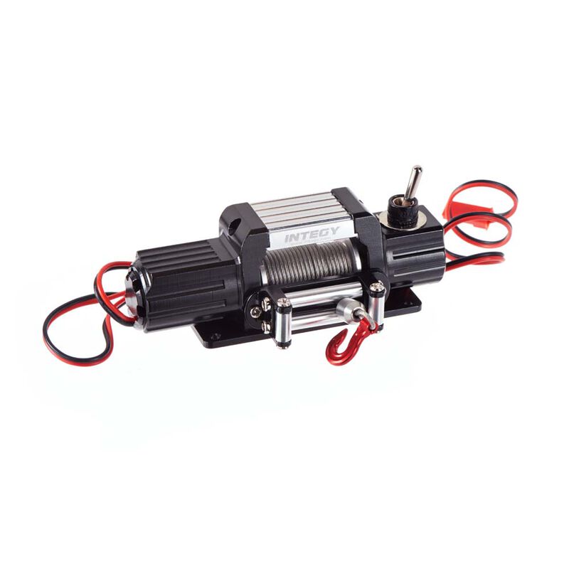 T7 High Torque Mega Winch, Black: 1/10 Rock Crawlers