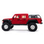 1/10 SCX10 III Jeep JT Gladiator 4X4 RTR Brushed Rock Crawler, Red
