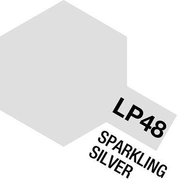 Lacquer Paint, LP-48 Sparkling Silver, 10 mL Lacquer Paint, LP-48 Sparkling Silver, 10 mL
