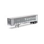 HO 53' Wabash Plate Trailer, MECZ #461650