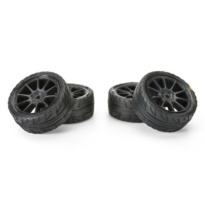 1/14 Vector Tire MTD 12mm Black Mach-10 Wheel (4): ARRMA TYPHON GROM 1/14 Vector Tire MTD 12mm Black Mach-10 Wheel (4): ARRMA TYPHON GROM