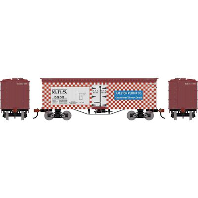 HO RND 36' Wooden Reefer, MRS #5555 HO RND 36' Wooden Reefer, MRS #5555