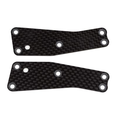 1.2mm Carbon Fiber Front Upper Suspension Arm Inserts, 1/8 Team Associated RC8T3.2 1.2mm Carbon Fiber Front Upper Suspension Arm Inserts, 1/8 Team Associated RC8T3.2