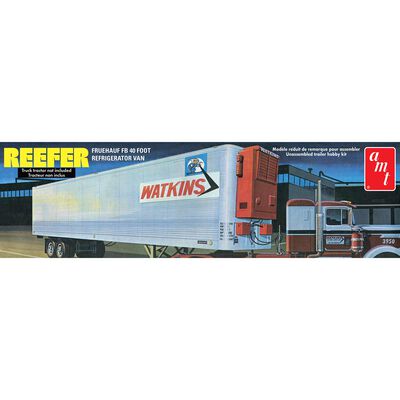 1/25 Fruehauf 40' Reefer Trailer Watkins Model Kit 1/25 Fruehauf 40' Reefer Trailer Watkins Model Kit